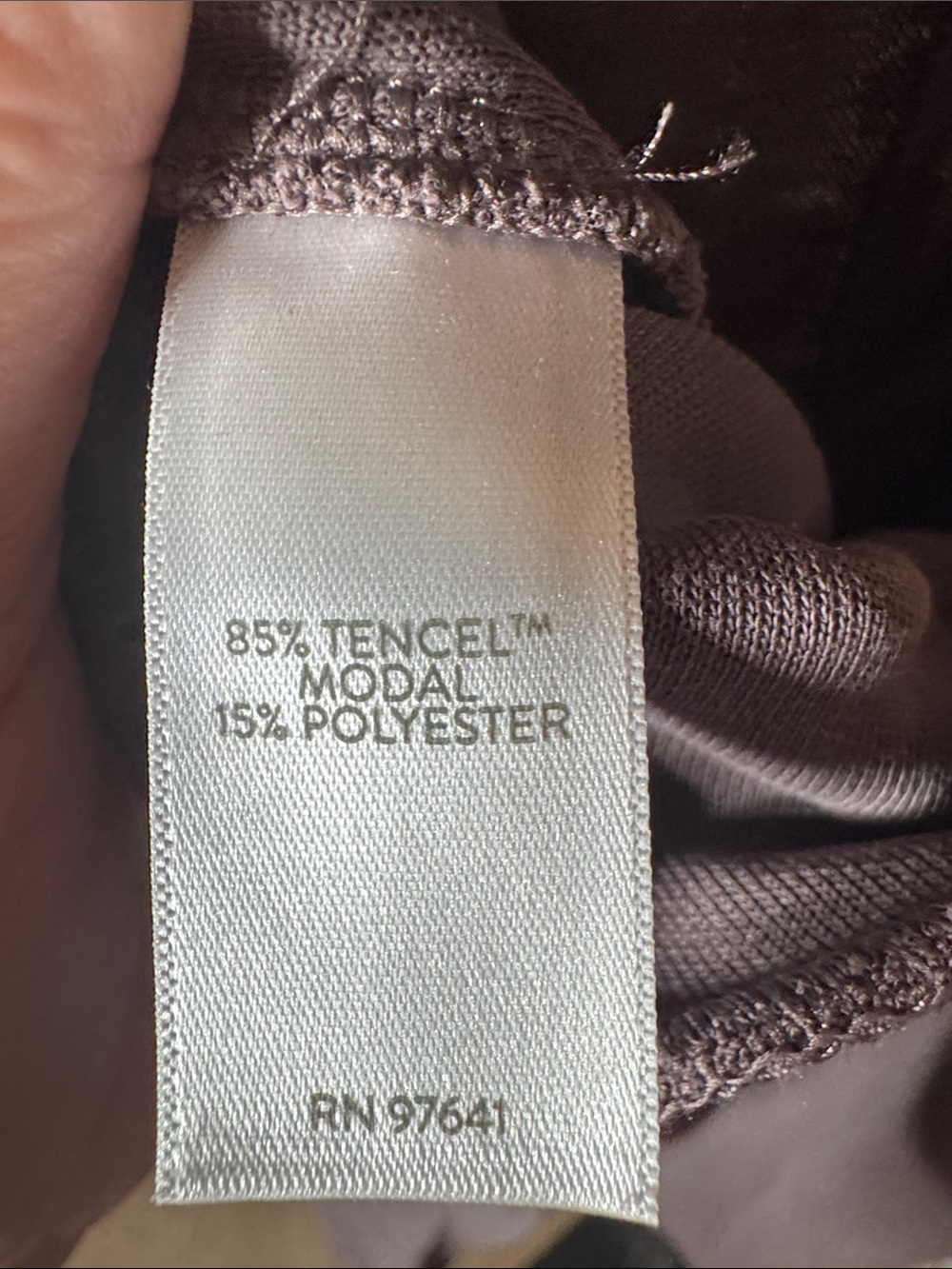 Pure Jill Eggplant Purple TENCEL Modal Slim Leg Knit Pants XSP Like New - Picture 6 of 7